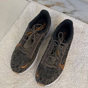 Nike Black and Orange Sneakers